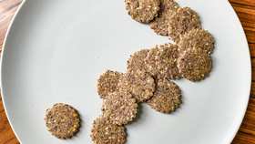 Everything Sourdough Crackers